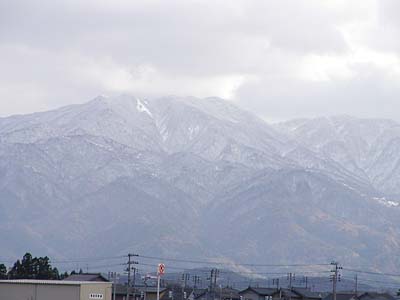 五頭山冠雪