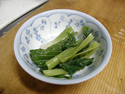 ウルイの酢味噌和え